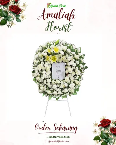 Krans Bunga Duka Cita di Afia